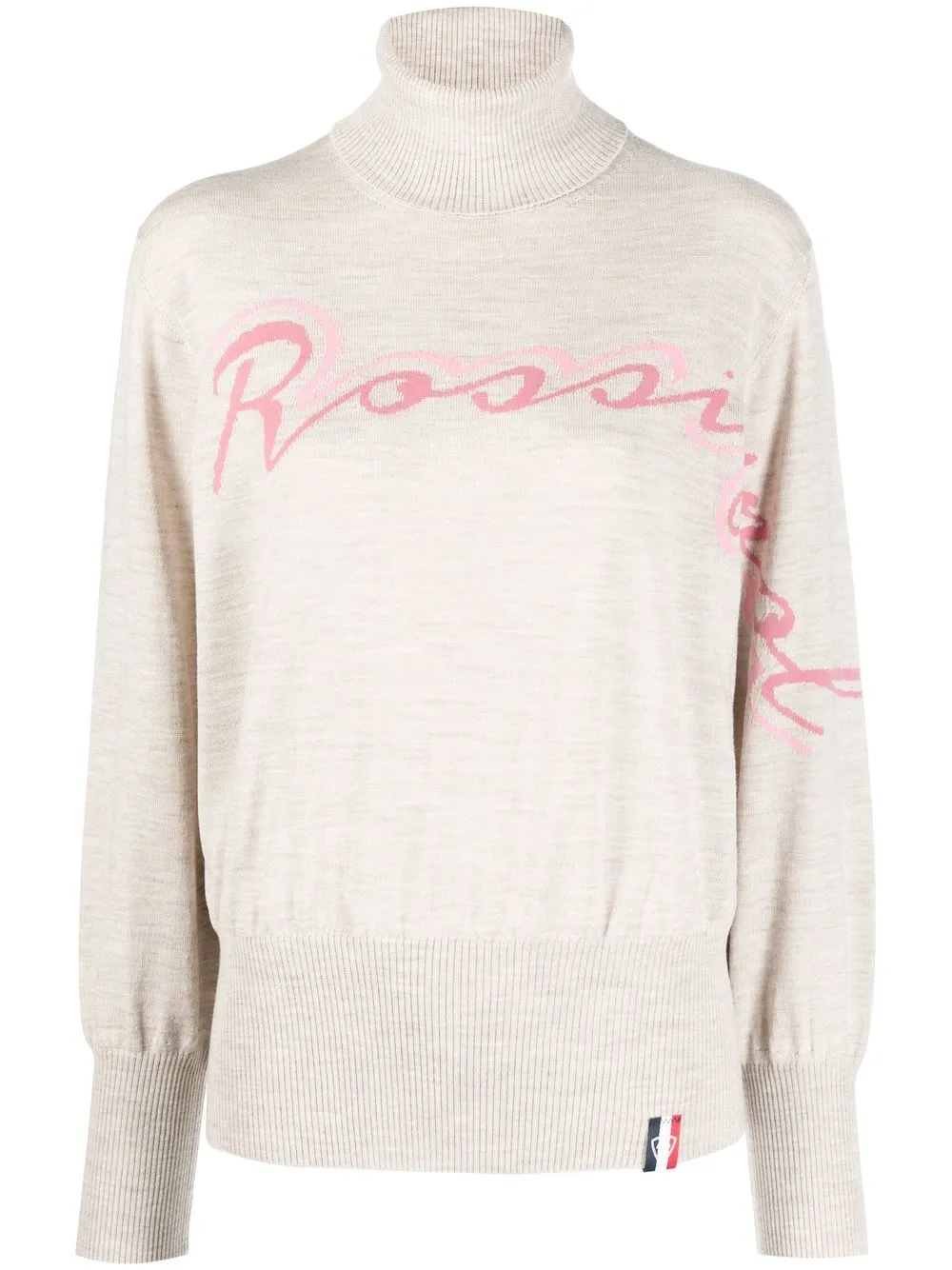 Rossignol Logo-intarsia Merino Wool-blend Jumper In 中性色