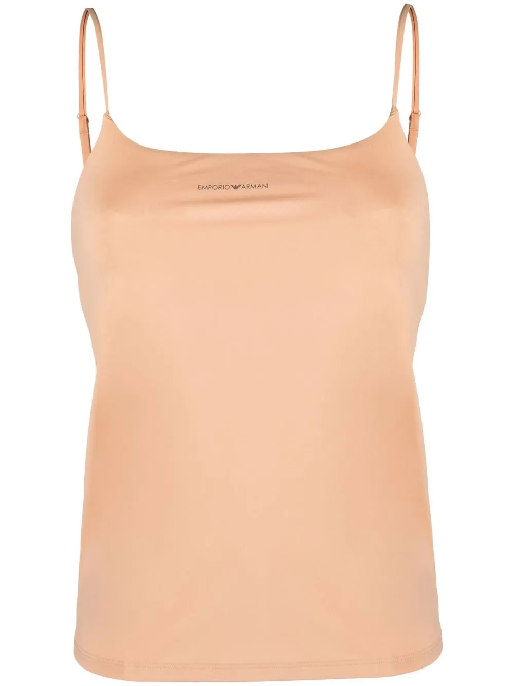 

Emporio Armani top de tirantes con logo estampado - Rosado