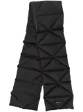 Prada Re-Nylon extractable-hood padded scarf - Black