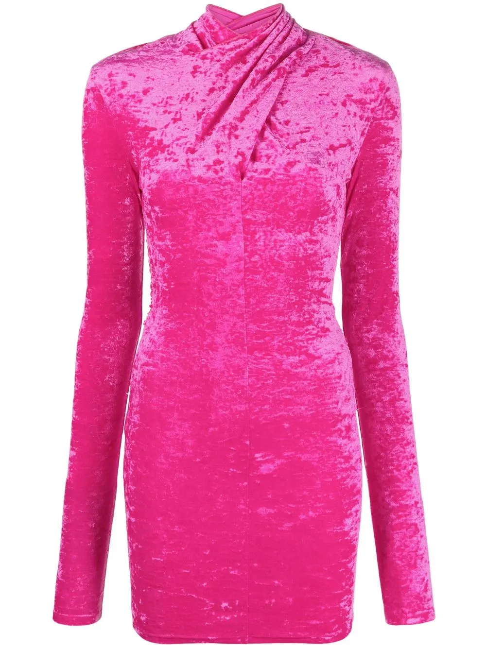 

THE ANDAMANE Kiki long-sleeve mini dress - Pink