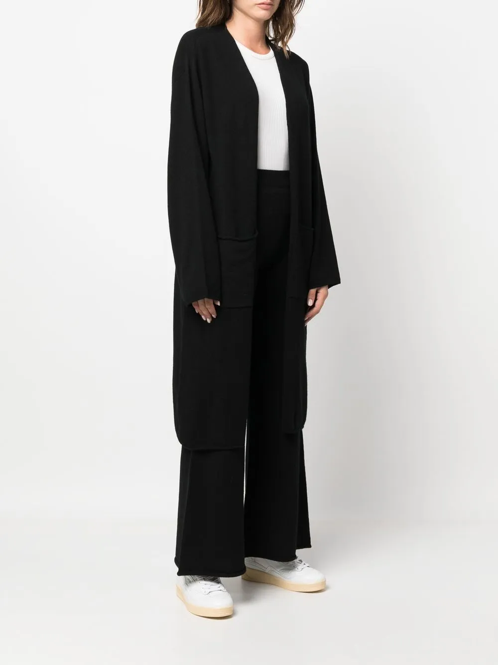Drapped Cashmere Cardigan