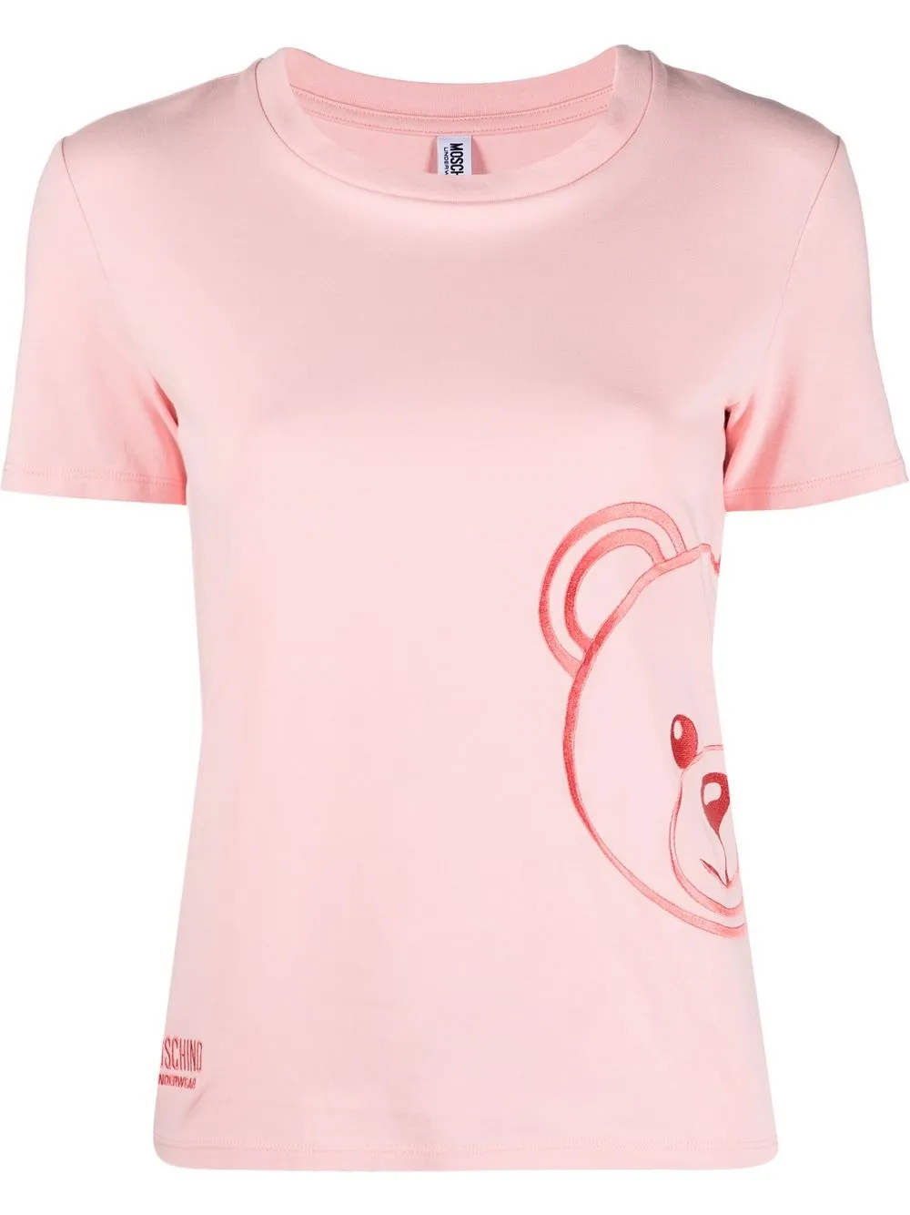 

Moschino Teddy Bear motif pyjama top - Pink