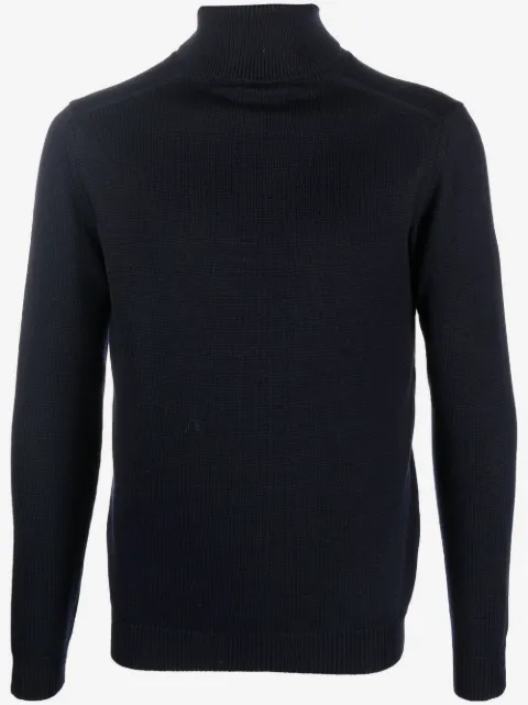 Roberto Collina ribbed hem roll-neck jumper