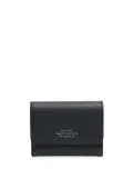 Smythson tri-fold leather wallet - Black