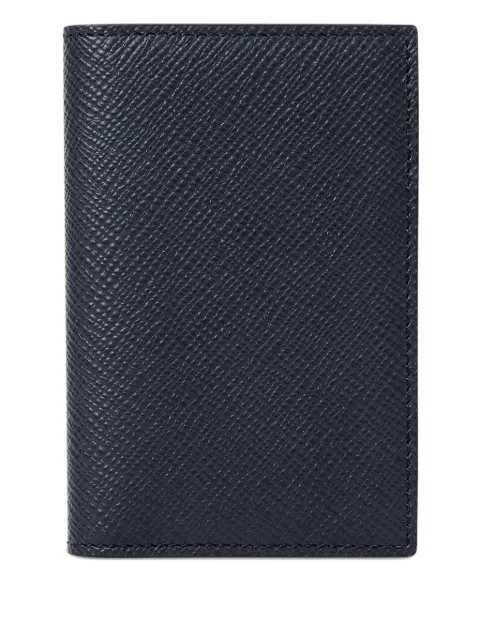 Smythson Panama leather card holder