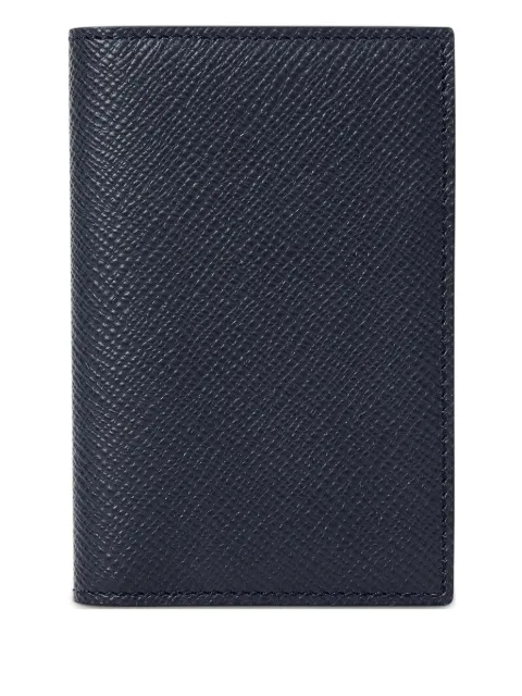 Smythson portefeuille pliant en cuir