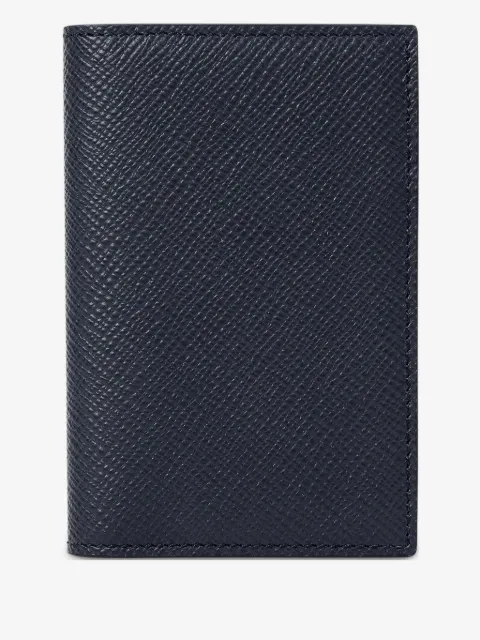 Smythson Panama leather card holder