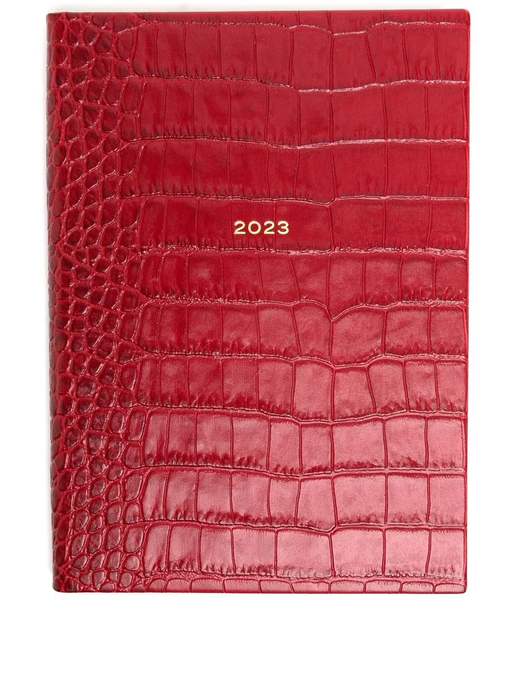 

Smythson agenda con motivo en relieve 2023 - Rojo