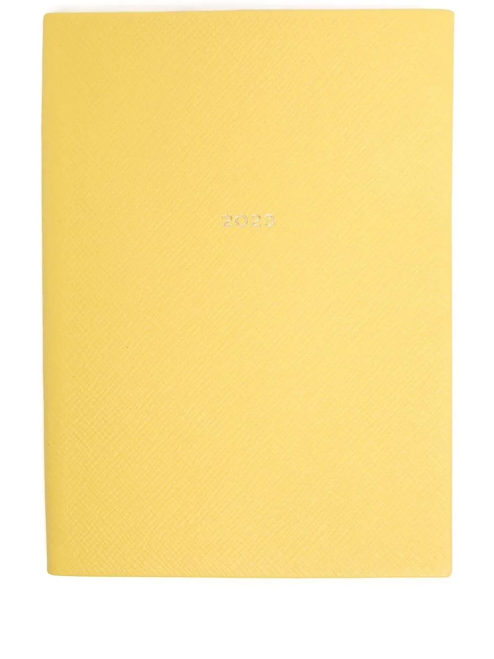 

Smythson grained-leather 2023 diary - Yellow