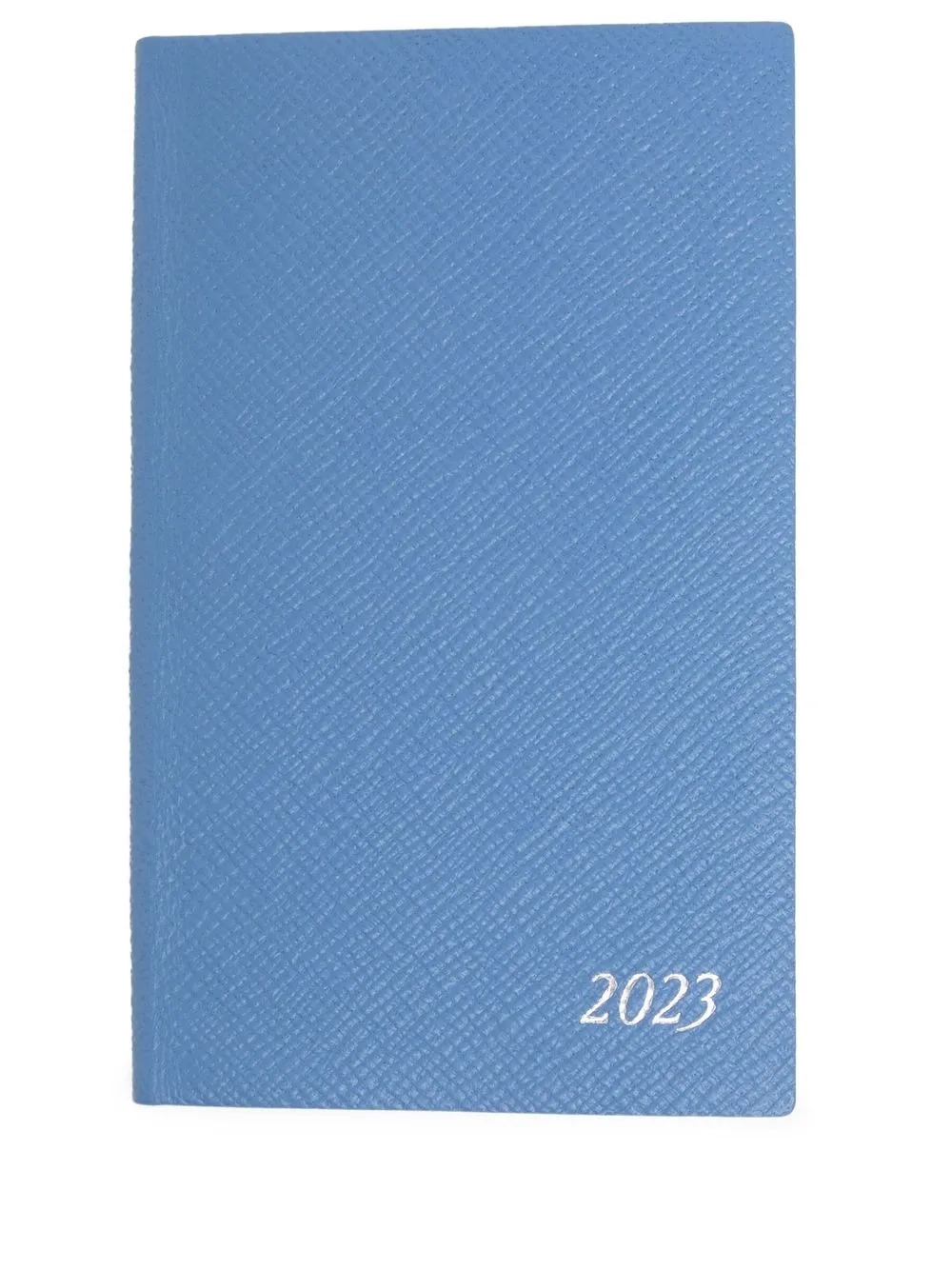 

Smythson grained-leather 2023 diary - Blue