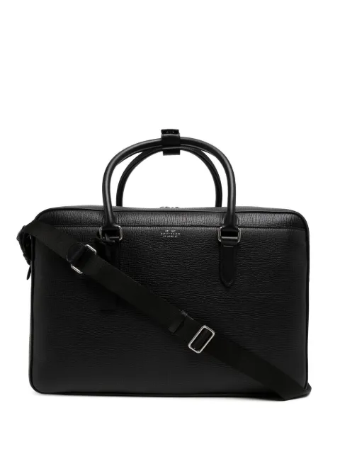 Smythson bolsa de viaje con sello del logo