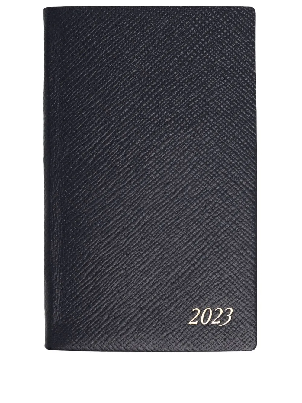 

Smythson grained-leather 2023 diary - Black