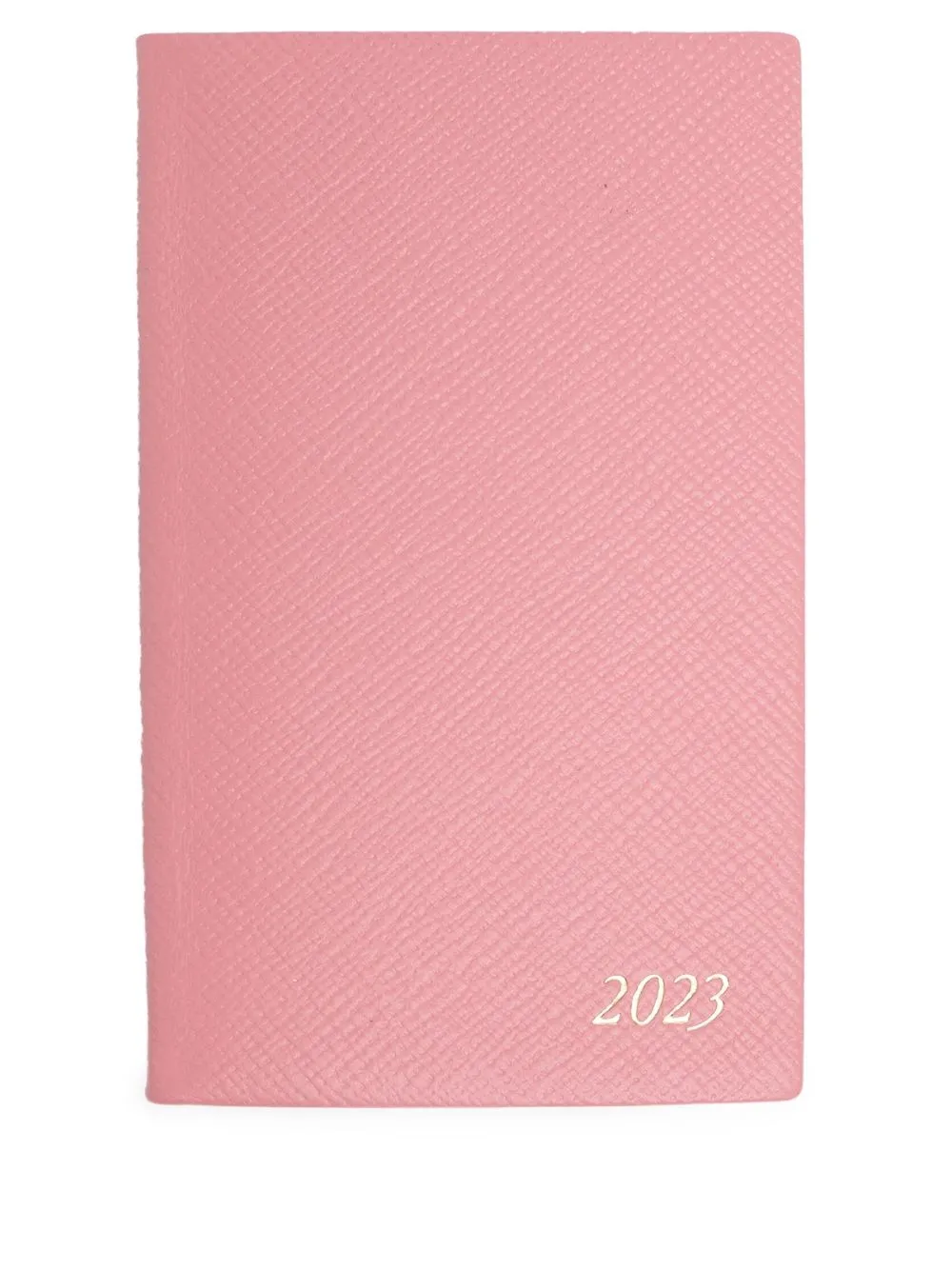 

Smythson grained-leather 2023 diary - Pink