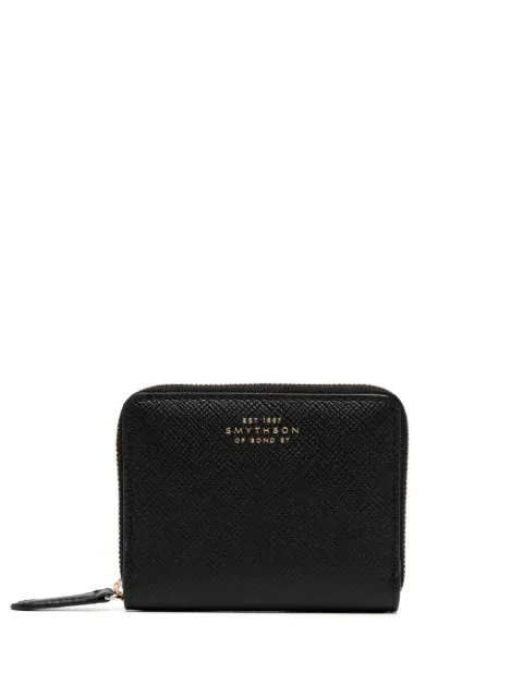 Smythson zipped leather purse