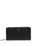 Smythson zipped leather purse - Black