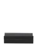 Smythson embossed-logo pen organiser - Black