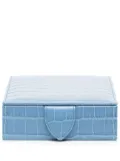 Smythson travel tray jewellery box - Blue