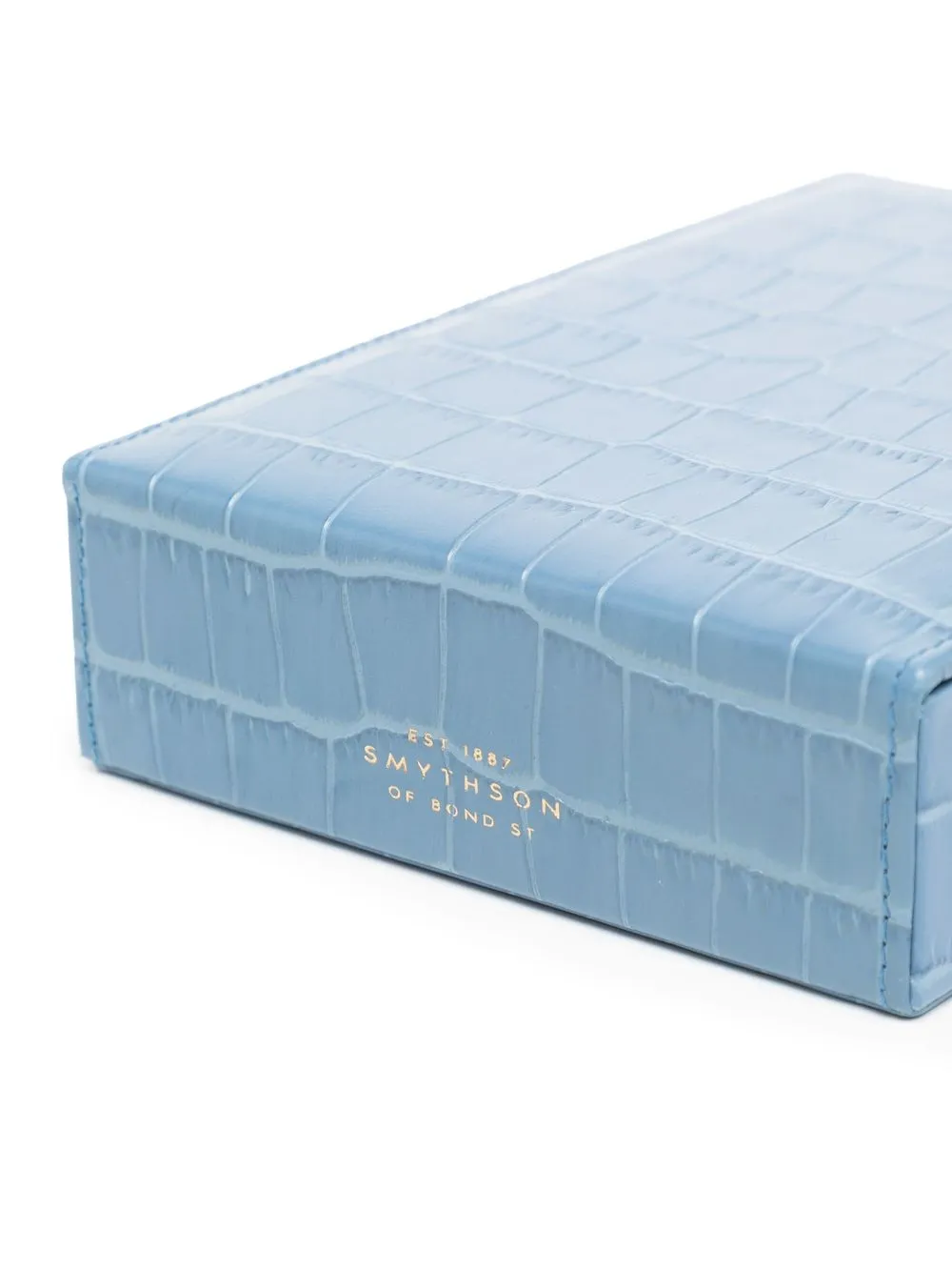  Smythson Joyero Con Bandeja - Azul 