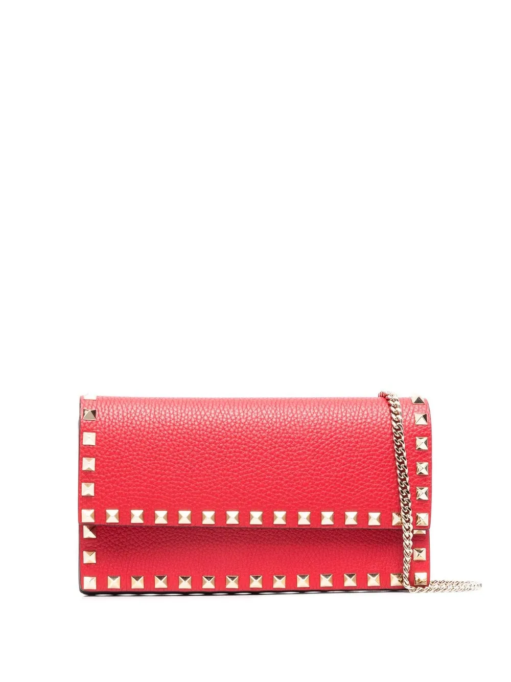 

Valentino Garavani bolsa crossbody Rockstud pequeña - Rojo