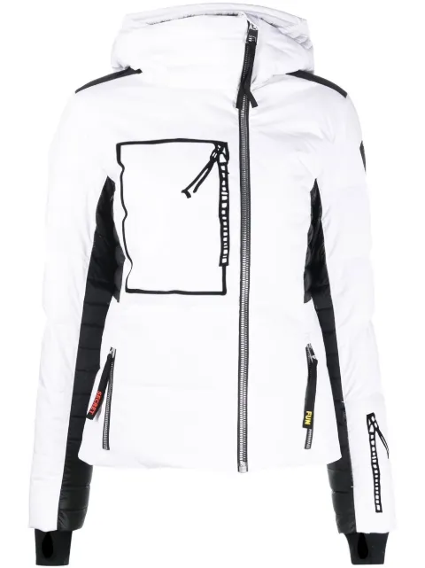 Rossignol - Stellar colour-block down jacket