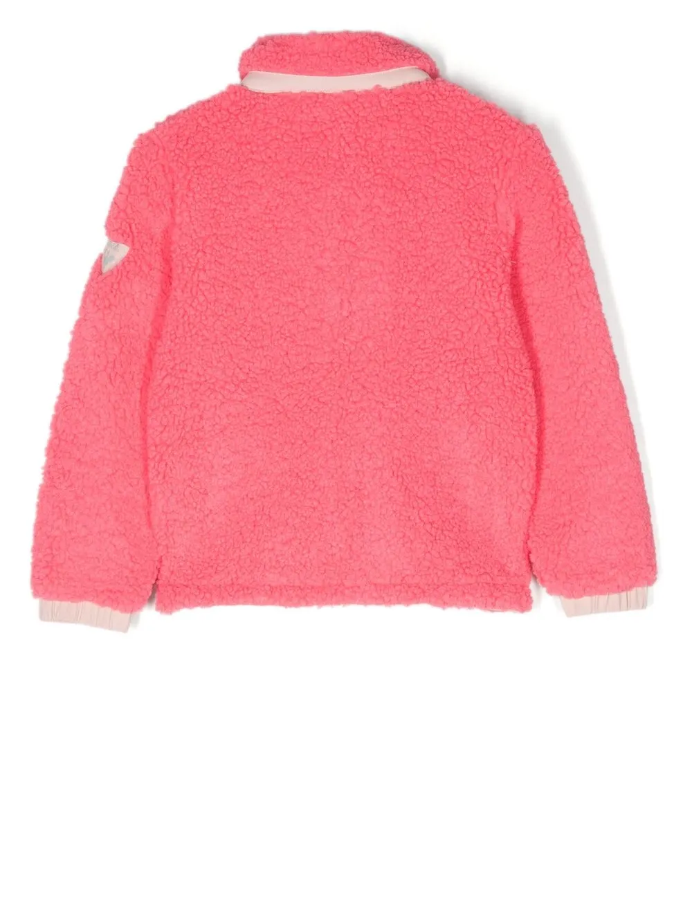 Shop Rossignol Contrasting-trim Fleece Jacket In Pink