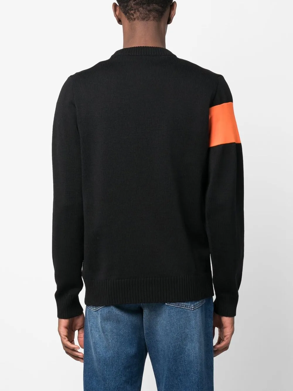 Rossignol Logo-stripe Knit Sweatshirt In Black