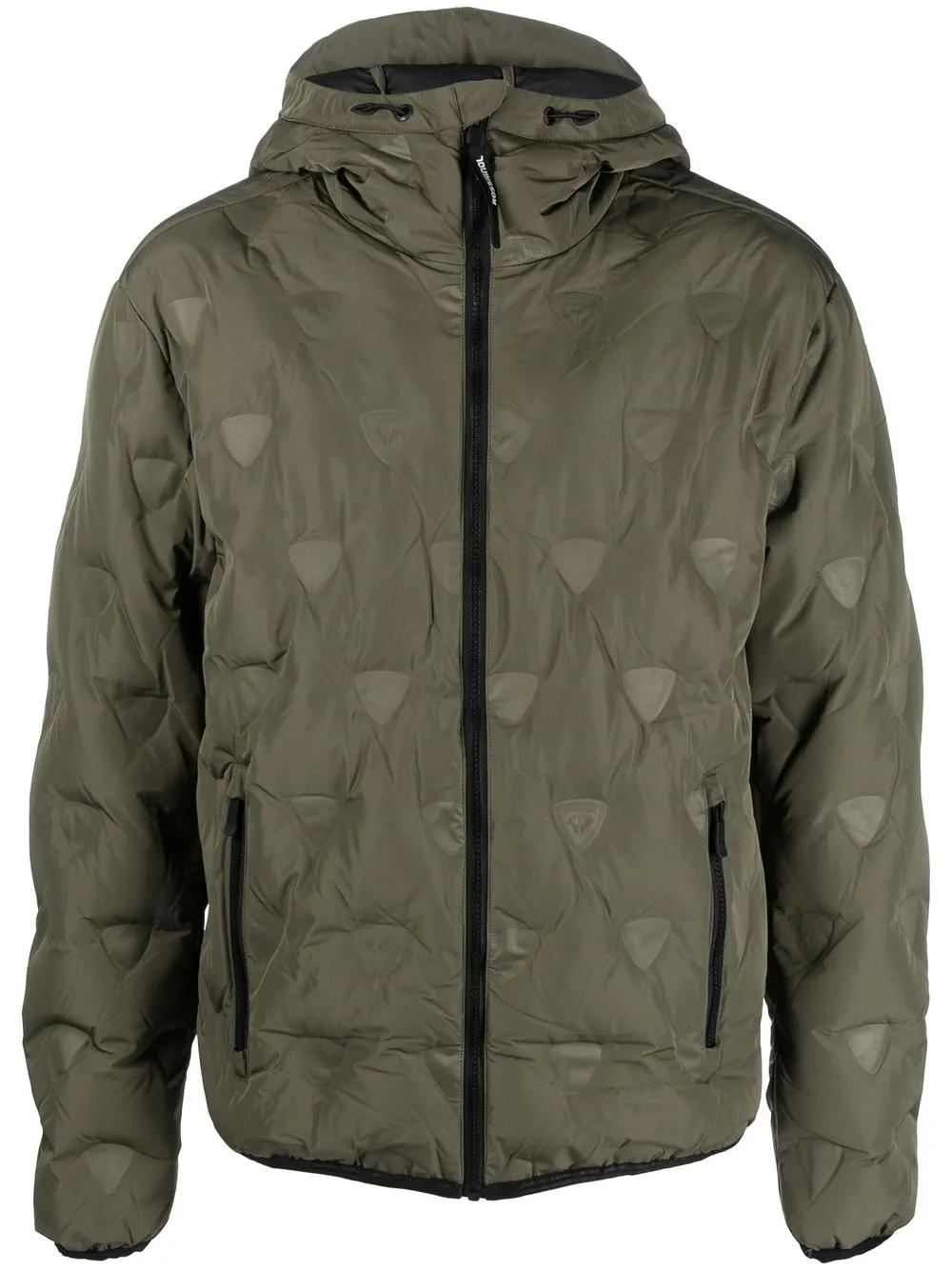 Rossignol logo-print padded zip-up jacket | Green | Image 1
