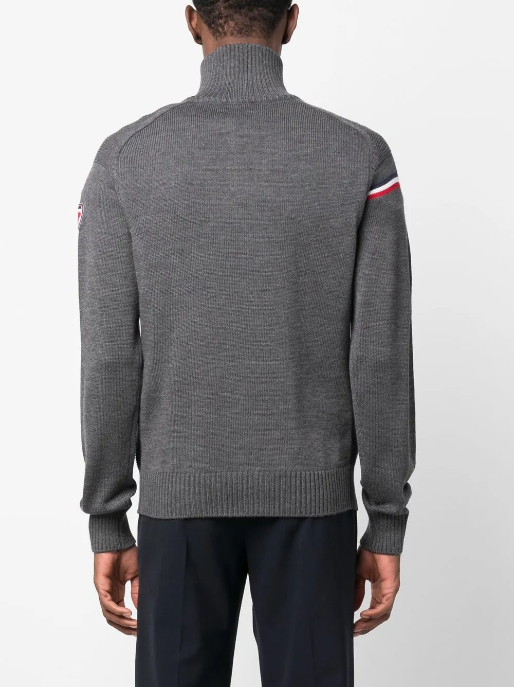 Rossignol Major Short Zip-up Sweater In Grey