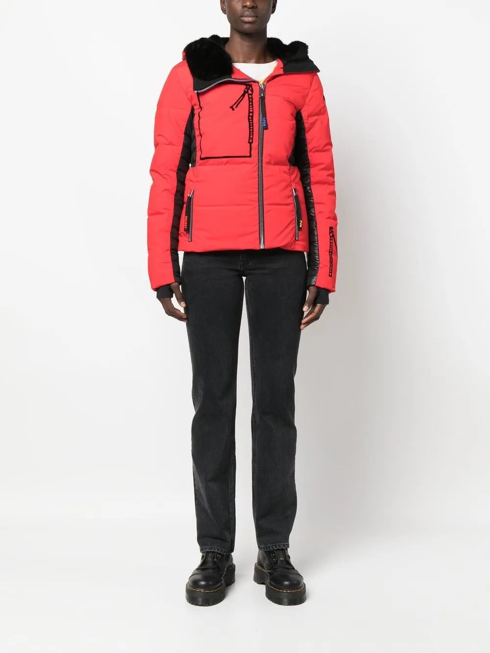STELLAR COLOUR-BLOCK DOWN JACKET