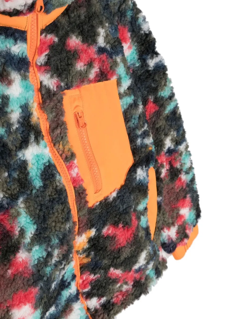 Camouflage-Print Fleece Jacket