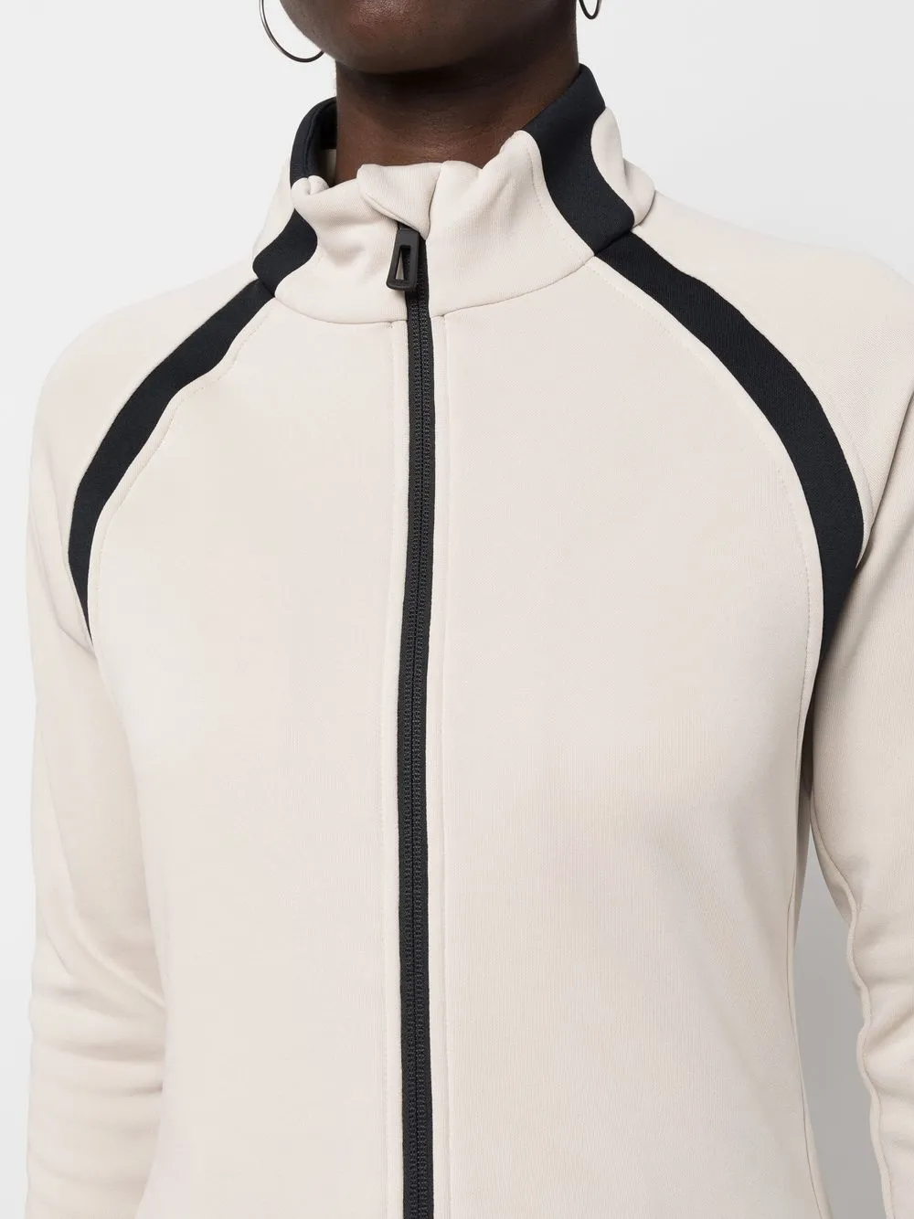 Shop Rossignol Zip-up Fleece Jacket In Neutrals