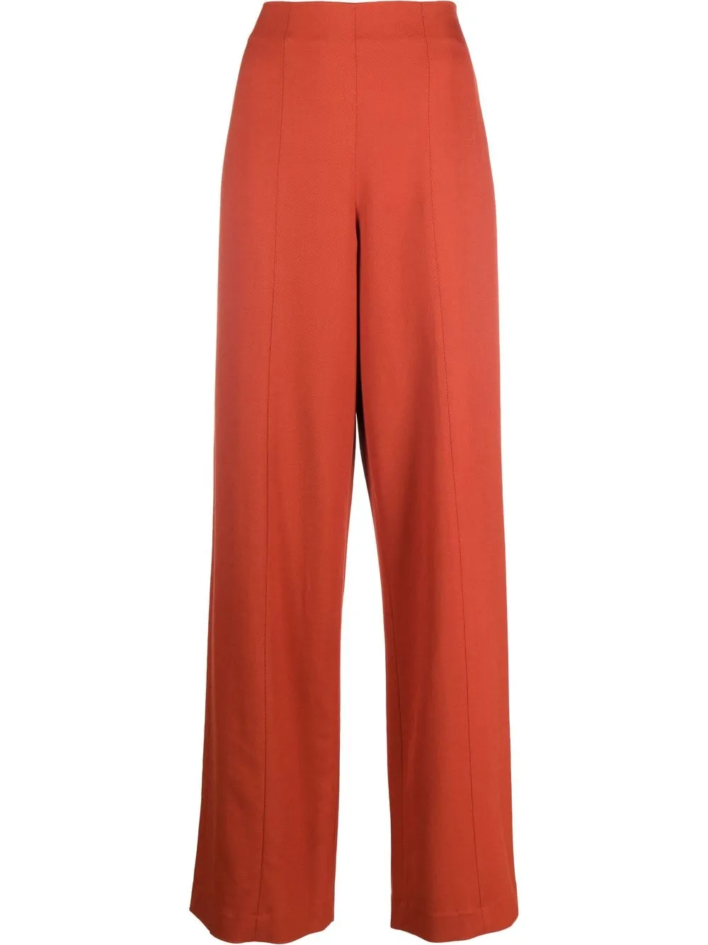 

Loulou Studio pantalones anchos con paneles - Rojo