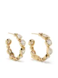 Completedworks crystal-embellished hoop earrings - Gold