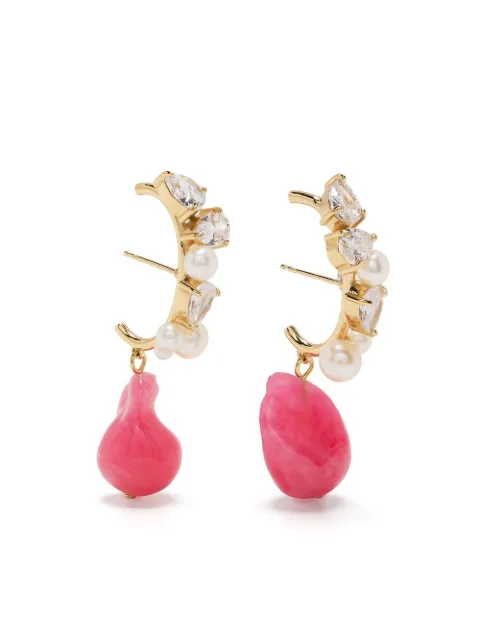 Completedworks drop-pendant ear climber earrings
