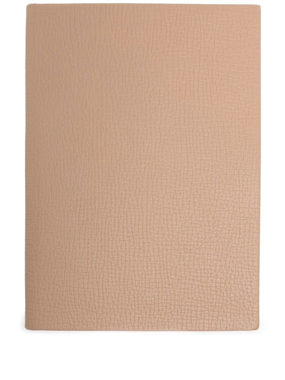 

Smythson grained-leather ruled notebook - Neutrals