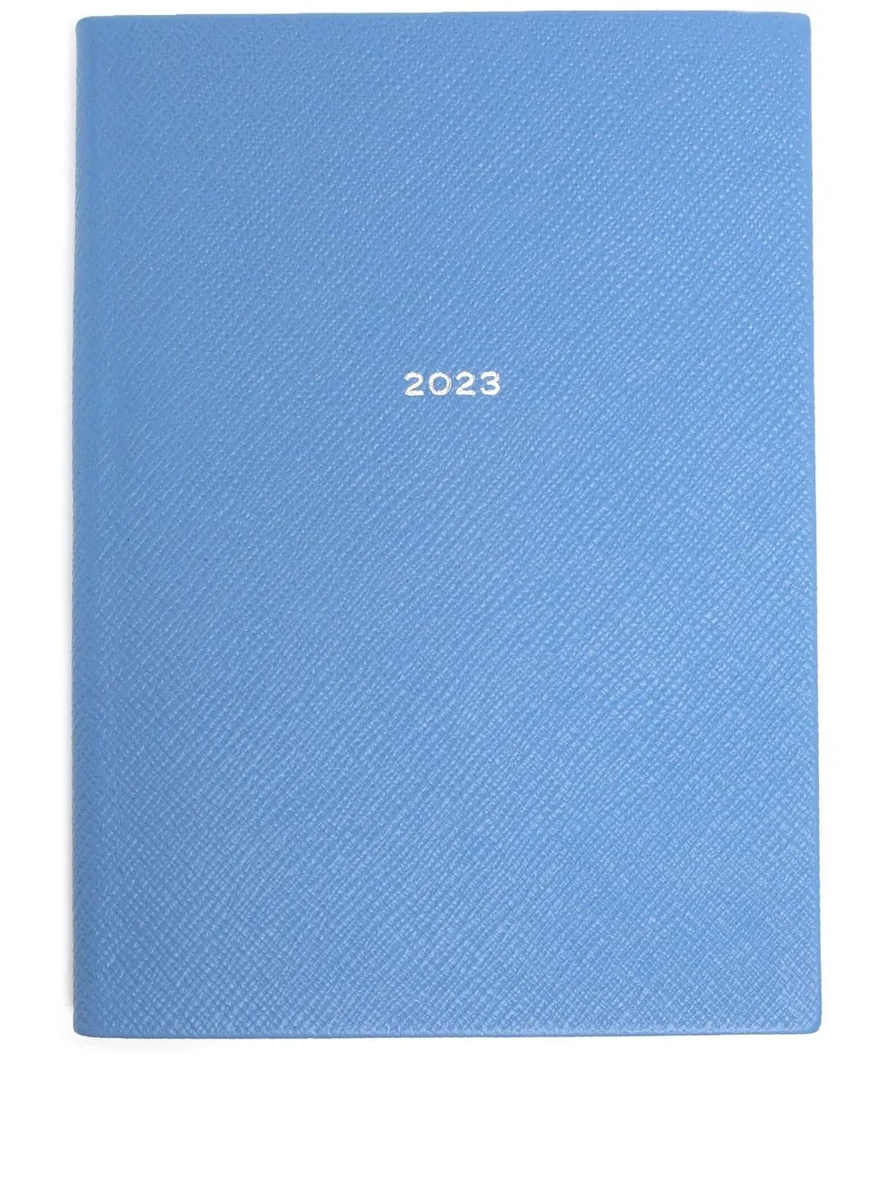 

Smythson grained-leather 2023 diary - Blue