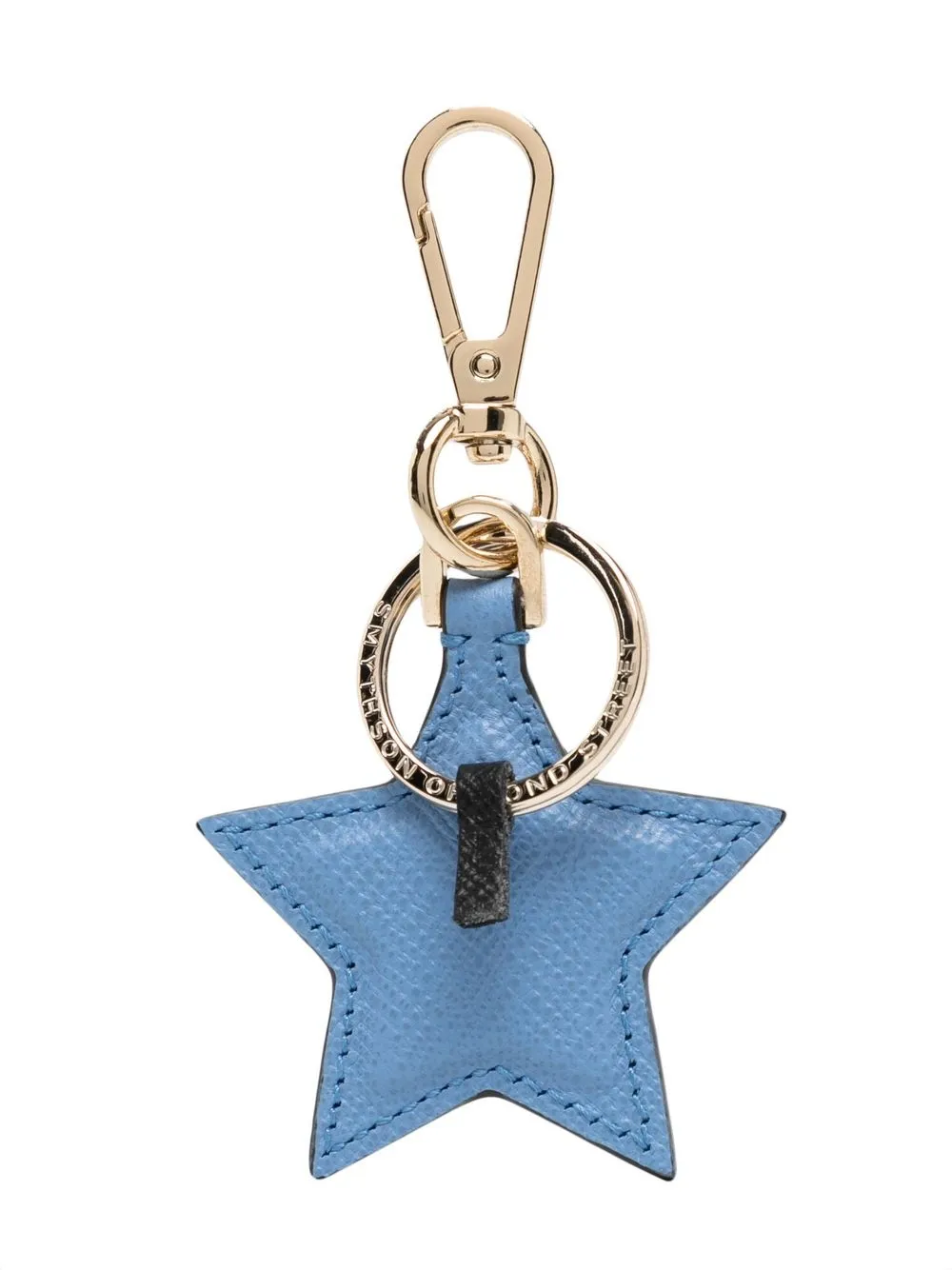 

Smythson llavero con aplique de estrella - Azul