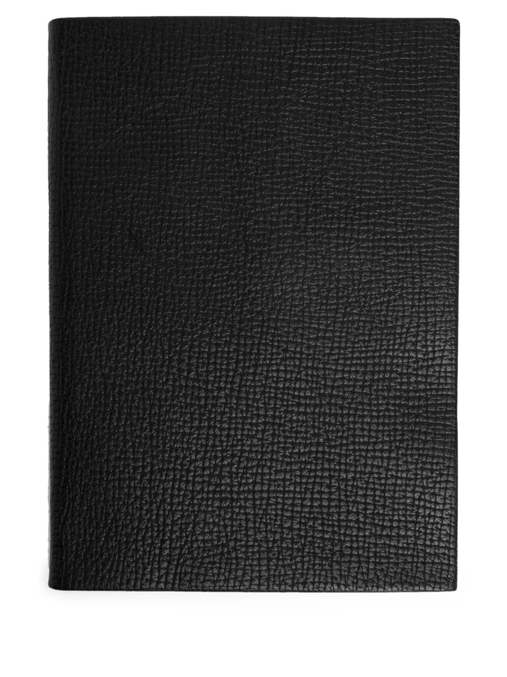 

Smythson Soho logo-stamp notebook - Black