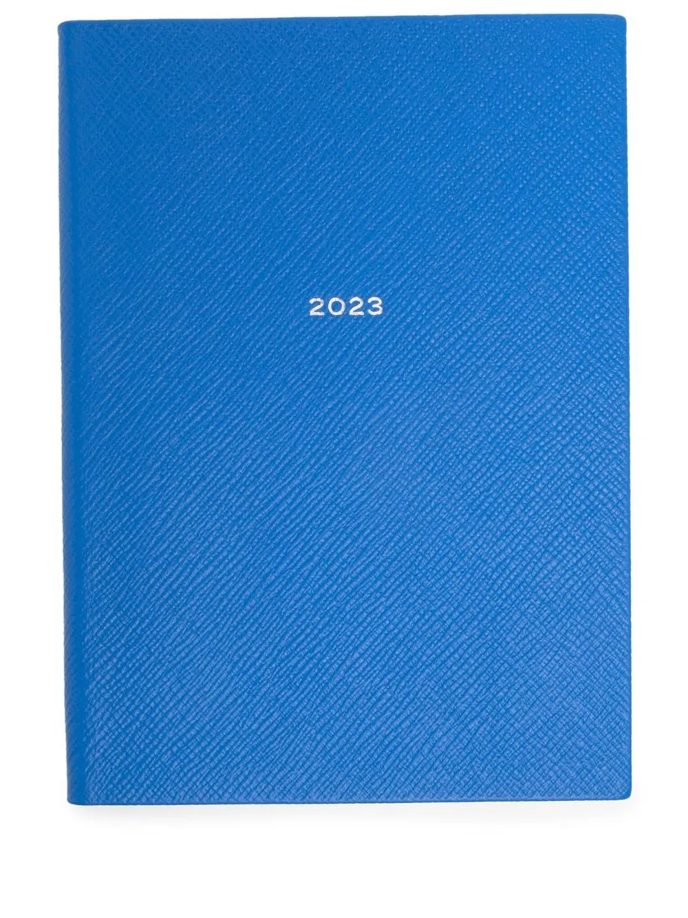 

Smythson grained-leather 2023 diary - Blue