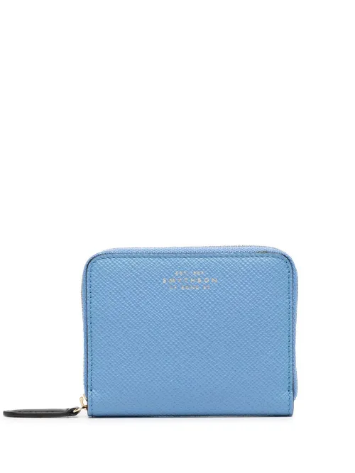Portefeuille zippé en cuir - Smythson - Modalova