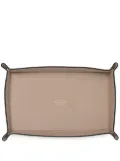 Smythson small rectangular trinket tray - Brown