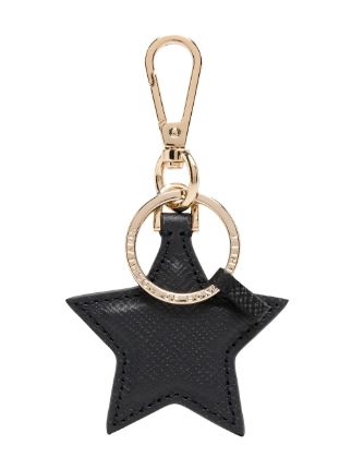 Smythson star-pendant Leather Keyring - Farfetch