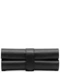 Smythson leather chess roll - Black