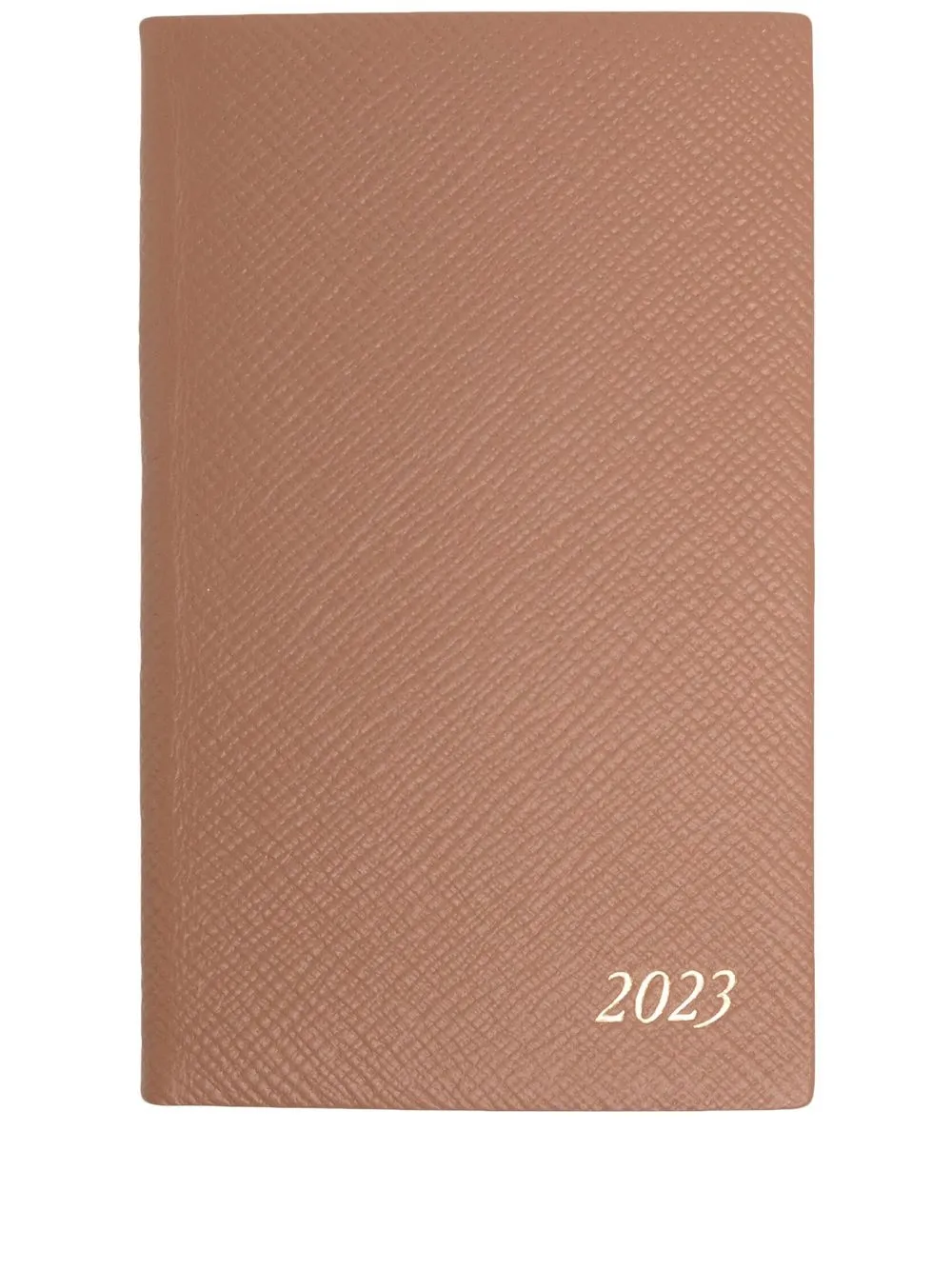 

Smythson grained-leather 2023 diary - Brown