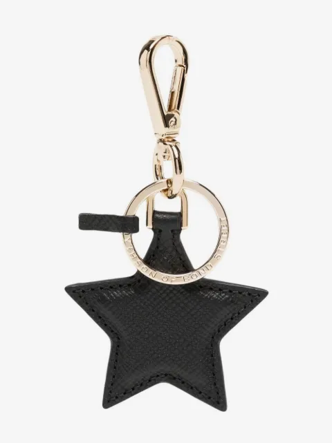 Smythson llavero con detalle de estrella