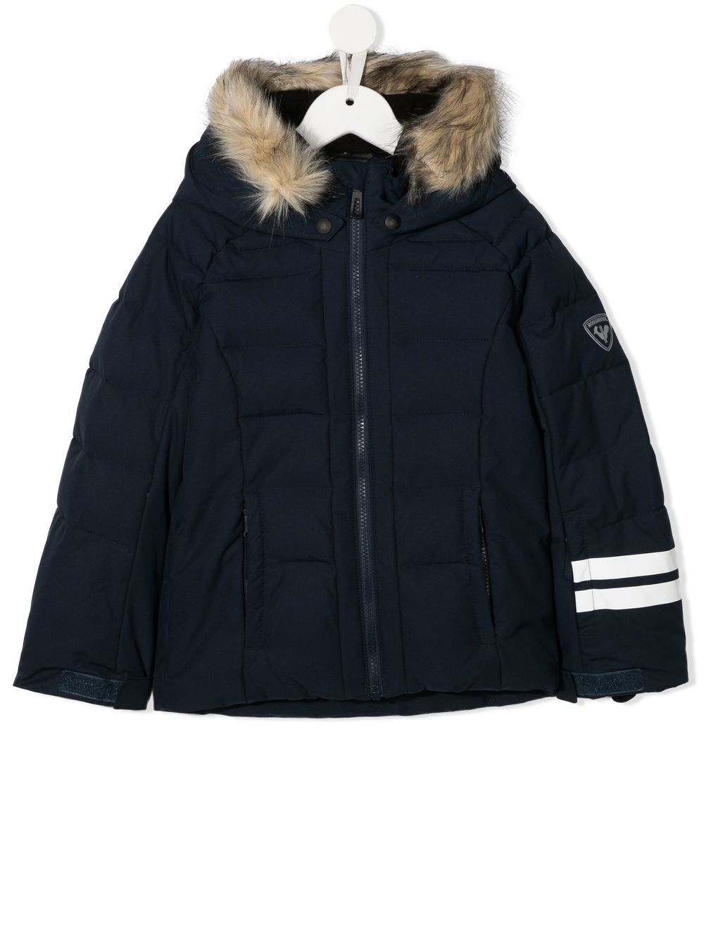 Rossignol Kids zipped hooded jacket - Blue