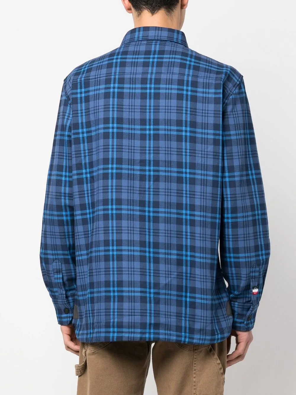 Shop Rossignol Plaid Flannel Shirt In Blue