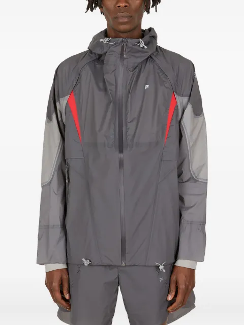 Fila X Slam Jam panelled hooded jacket