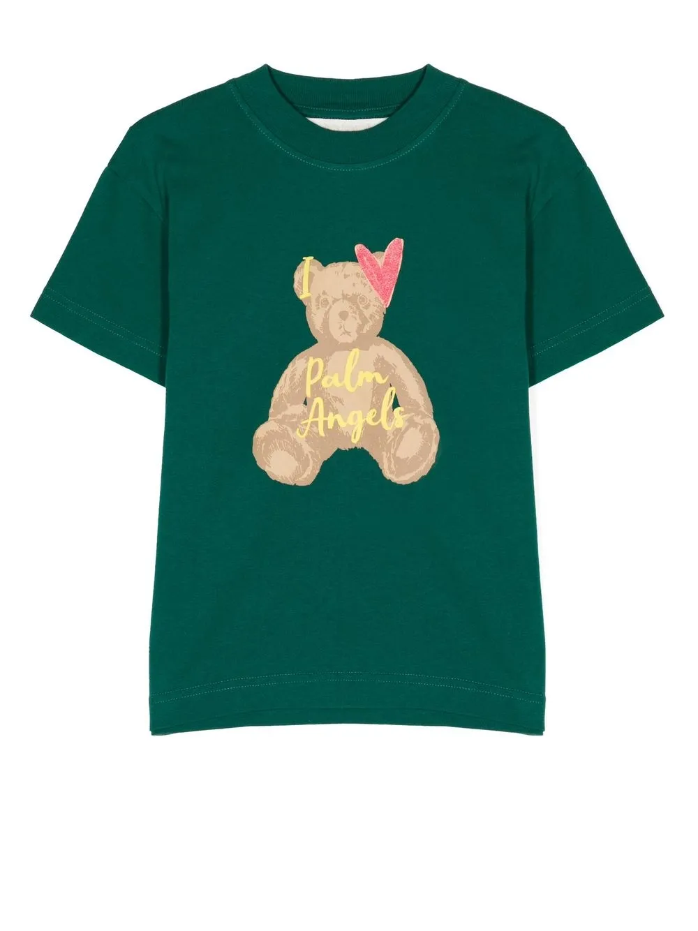 

Palm Angels Kids graphic-print short-sleeve T-shirt - Green