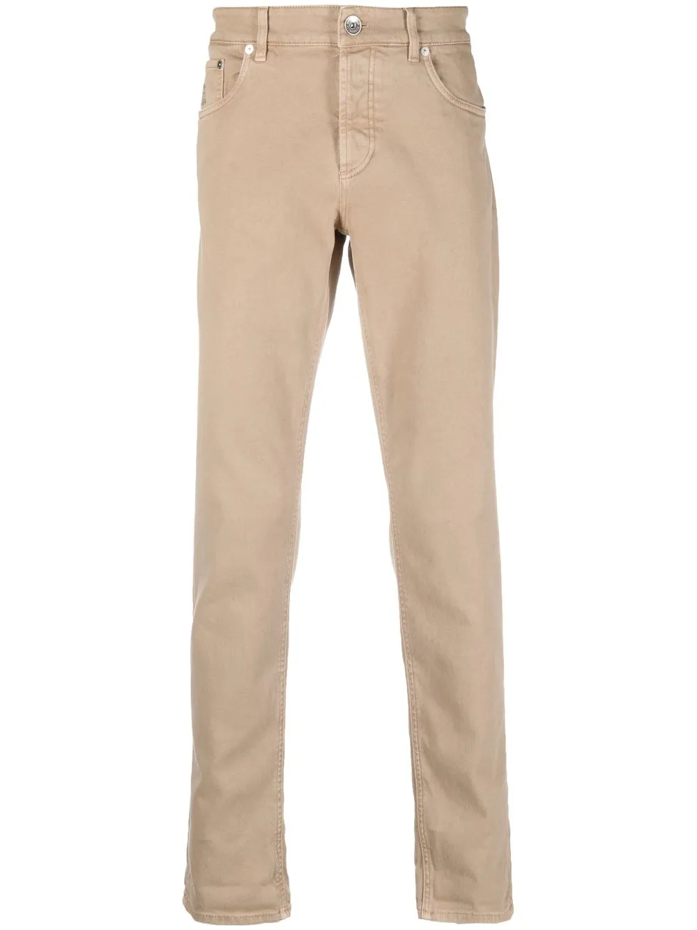 

Brunello Cucinelli mid-rise straight-leg jeans - Neutrals